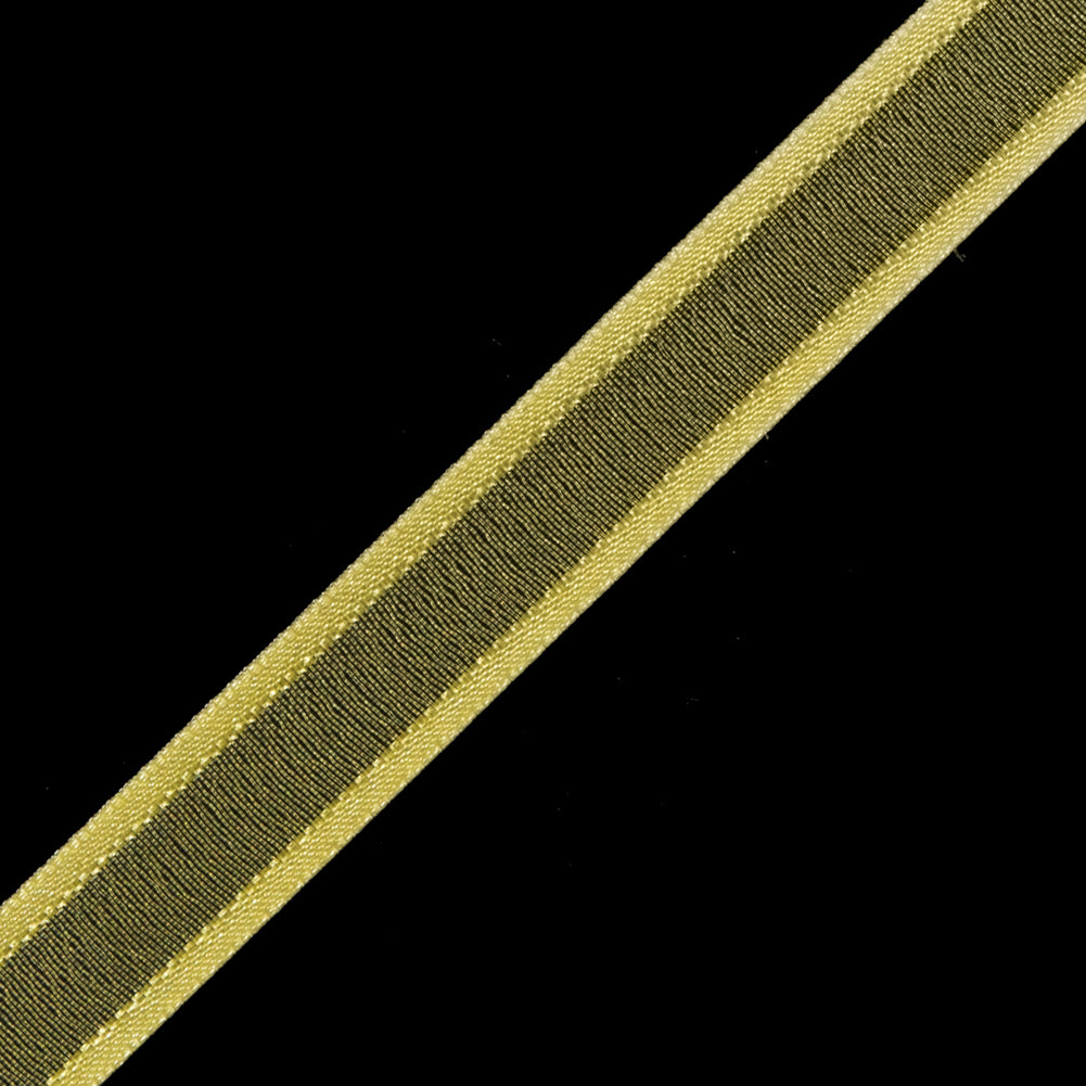 3/8" Lemon Sheer Ribbon with Double Faced Satin Edge