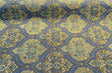 Artifact Quartz M8982 Barrow Jacquard Brocade Fabric - Gray Green Damask, 54" Width (1 Yard)