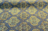 Artifact Quartz M8982 Barrow Jacquard Brocade Fabric - Gray Green Damask, 54" Width (1 Yard)