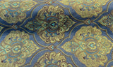 Artifact Quartz M8982 Barrow Jacquard Brocade Fabric - Gray Green Damask, 54" Width (1 Yard)