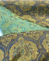 Artifact Quartz M8982 Barrow Jacquard Brocade Fabric - Gray Green Damask, 54" Width (1 Yard)