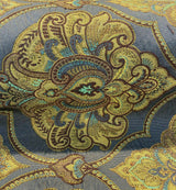 Artifact Quartz M8982 Barrow Jacquard Brocade Fabric - Gray Green Damask, 54" Width (1 Yard)