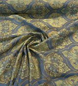 Artifact Quartz M8982 Barrow Jacquard Brocade Fabric - Gray Green Damask, 54" Width (1 Yard)