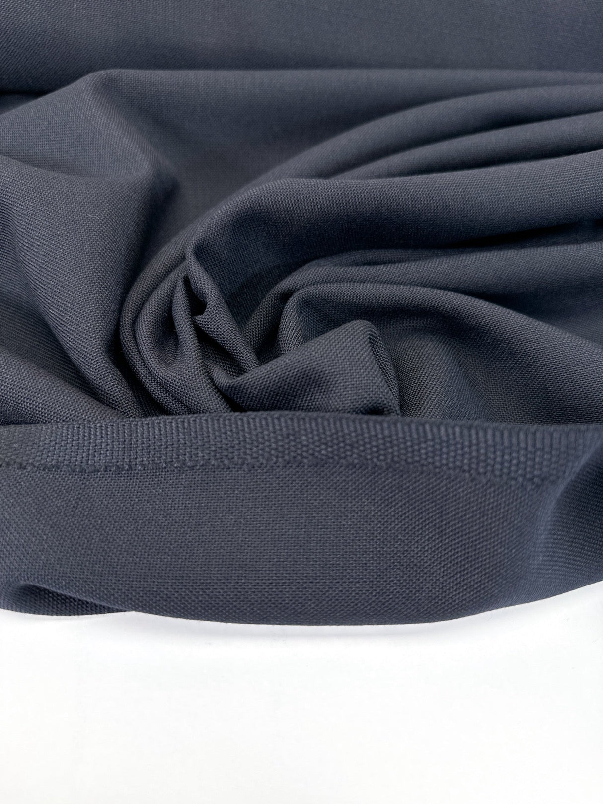 Wool Polyamide Suit Fabric Blue
