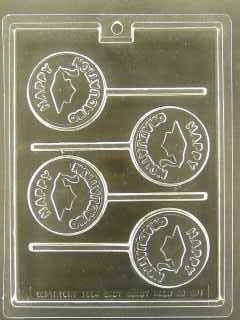 Happy Graduation Pop Chocolate Mold - ECAO981