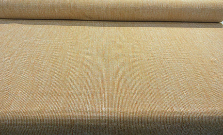 Rhapsody Chenille Upholstery Fabric - Tangerine Orange, Beige Off-White, Textured Tweed Feel, 55" Width (1 Yard)