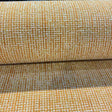 Rhapsody Chenille Upholstery Fabric - Tangerine Orange, Beige Off-White, Textured Tweed Feel, 55" Width (1 Yard)