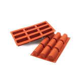 Silikomart Silicone Mold Log 2.8 Oz, 1-1/4" x 3-5/16" x 1-3/8" High, 9 Cavities