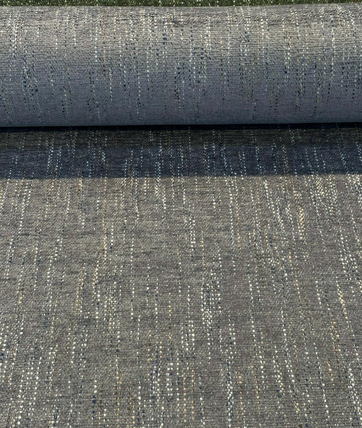 Barrow M10793 Chenille Fabric - Gray Blue, 57" Width (1 Yard)