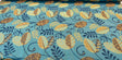 Cultivate Barrow Jacquard Fabric - Teal Floral, 13-1/2" Horizontal Repeat, 13-7/8" Vertical Repeat (1 Yard)
