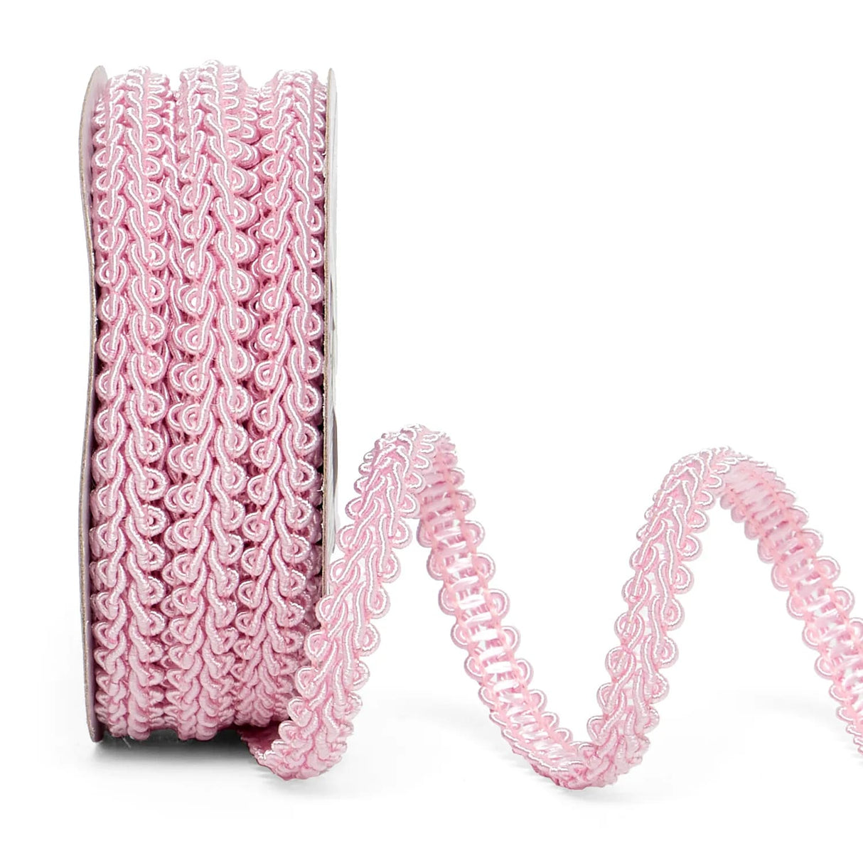 Gimp Braid Trim – Light Pink, 3/8'' x 10 Yards (1 Roll)