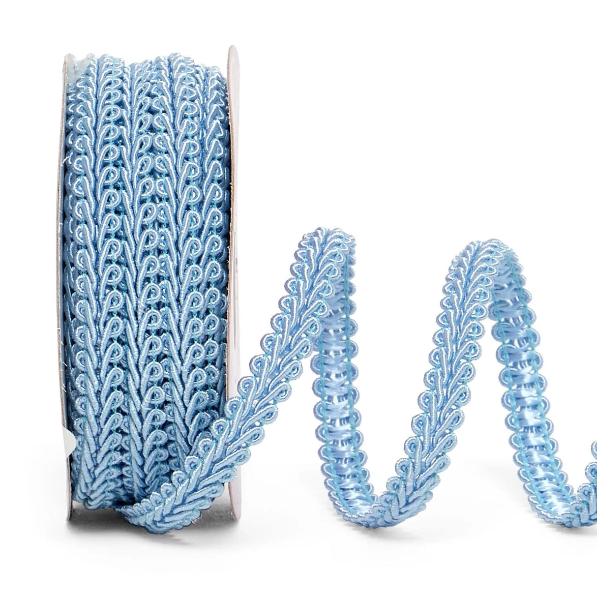 Gimp Braid Trim – Light Blue, 3/8'' x 10 Yards (1 Roll)