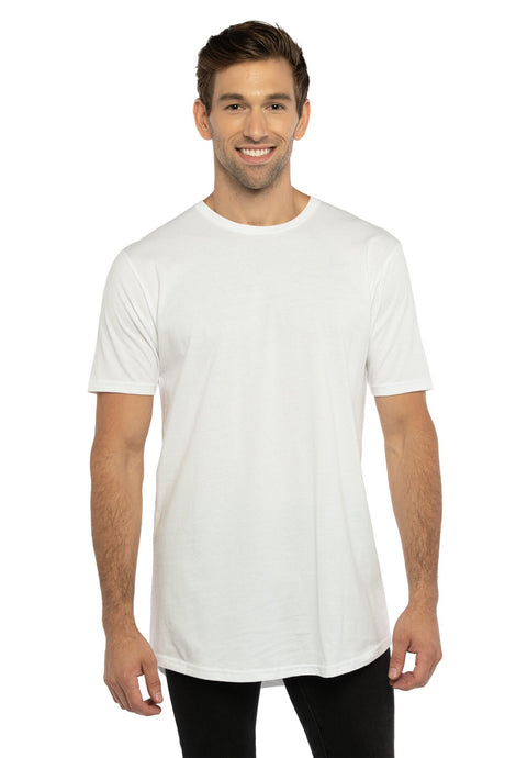 Next Level Apparel® Men's Crewneck Short Sleeve Cotton Long Body Tee