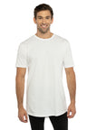 Next Level Apparel® Men's Crewneck Short Sleeve Cotton Long Body Tee