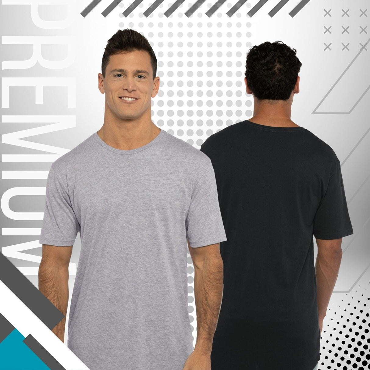 Next Level Apparel® Men's Crewneck Short Sleeve Cotton Long Body Tee