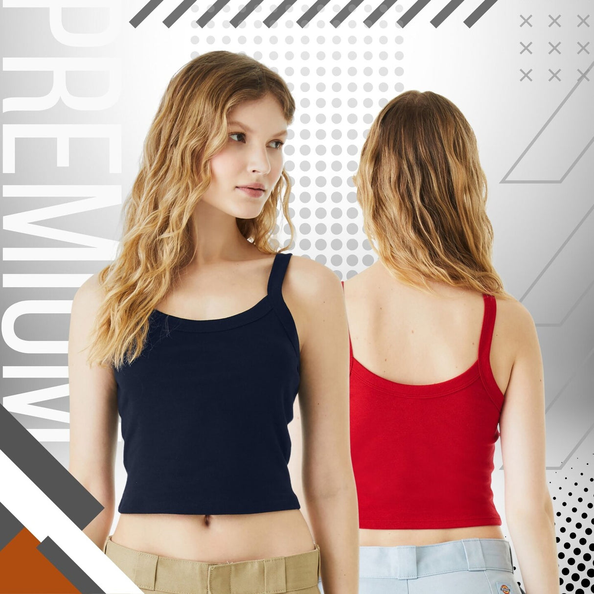 BELLA+CANVAS® Women’s Micro Rib Spaghetti Strap Tank