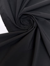 Black Polyamide Sateen Dress Fabric