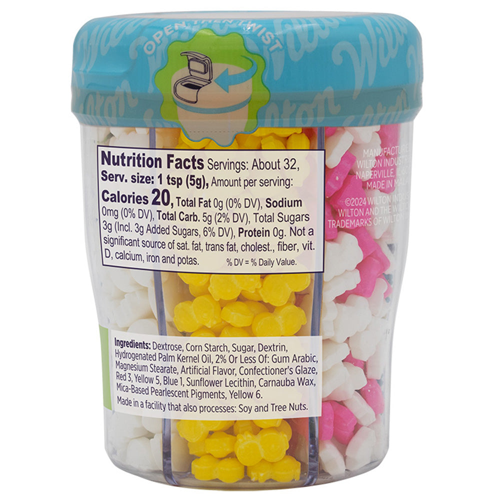 Wilton 6 Cell Easter Sprinkle Mix, 6.3 oz.