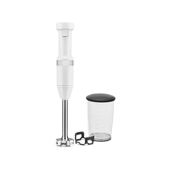Kitchen Aid White Variable Speed Corded Hand Blender
