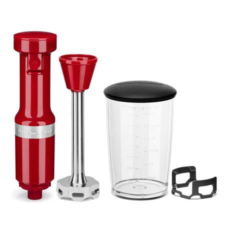 Kitchen Aid Empire Red Variable Speed Corded Hand Blender