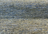 Chubby Cheeks Blue Capri Soft Tweed Chenille Polyester Fabric - Blue, Off-White, Brown Hints Of Black, 56" Width (1 Yard)