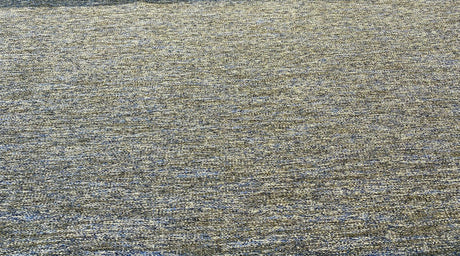 Chubby Cheeks Blue Capri Soft Tweed Chenille Polyester Fabric - Blue, Off-White, Brown Hints Of Black, 56" Width (1 Yard)