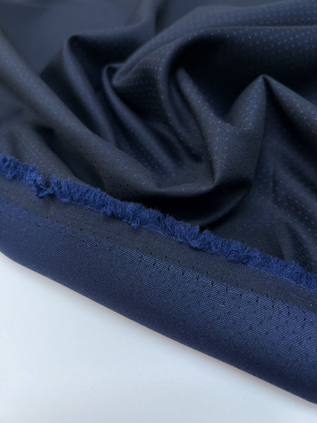 Polyester Jacquard Changeant Blue Black