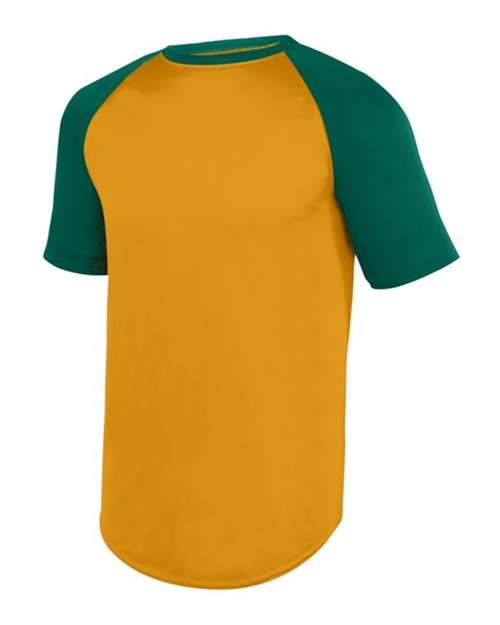 Youth Wicking Short Sleeve Baseball Jersey