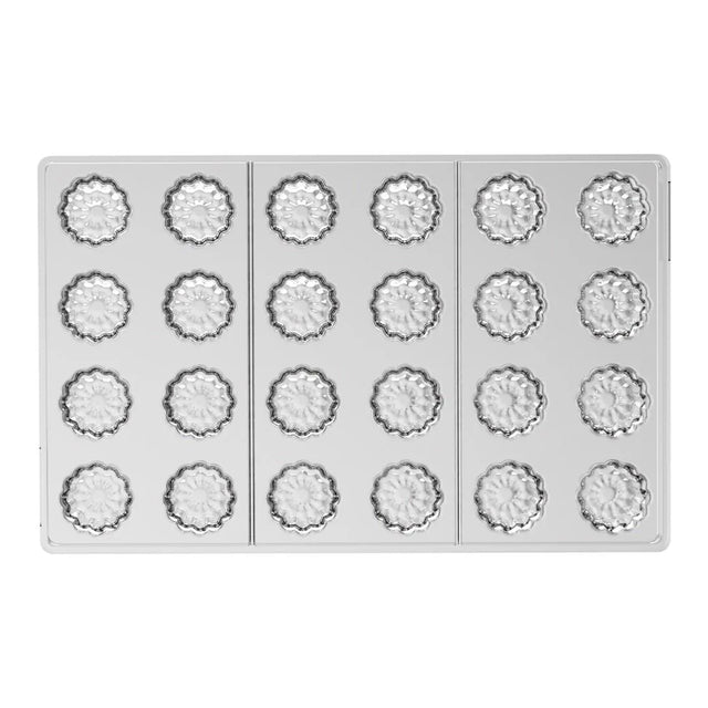 Silikomart CANNELE-P Tritan Chocolate Mold, 24 Cavities