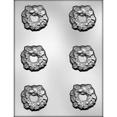 Holly Wreath Chocolate Mold