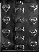 "Love" Assortment Chocolate Mold - LPV044