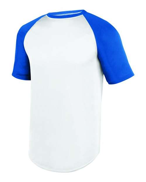 Youth Wicking Short Sleeve Baseball Jersey