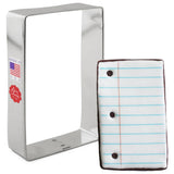 Ann Clark Rectangle Tinplated Cookie Cutter, 3-7/8" x 2-5/8"