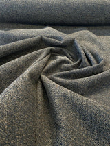 Modest Granite Brown Chenille Backed Upholstery Fabric - Granite Brown With Black Background, 58" Width (1 Yard)