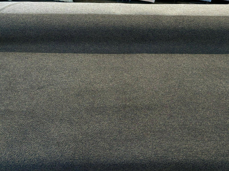 Modest Granite Brown Chenille Backed Upholstery Fabric - Granite Brown With Black Background, 58" Width (1 Yard)