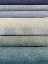 Eko Spruce Blue Green Italian Performance Chenille Fabric - Spruce Blue Green, 56" Width (1 Yard)
