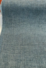 Eko Spruce Blue Green Italian Performance Chenille Fabric - Spruce Blue Green, 56" Width (1 Yard)