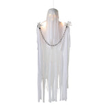 25.5 x 60 Inch Animated Hanging White Grim Reaper Halloween Decoration