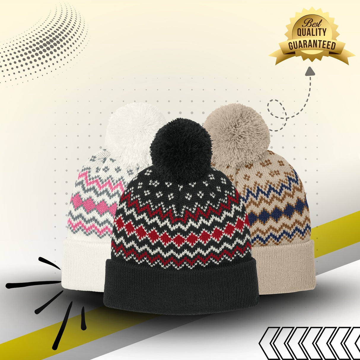 Port Authority® Alpine Pom Beanie