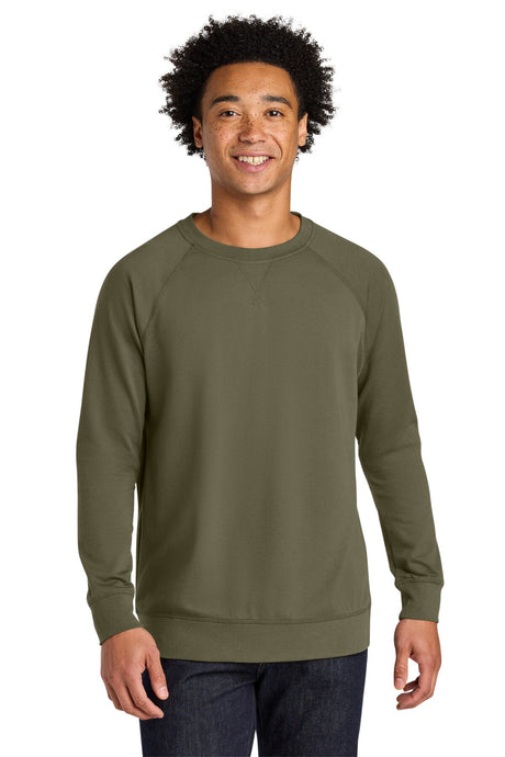 Next Level® Unisex Laguna Raglan Crewneck Long Sleeve Sweatshirt