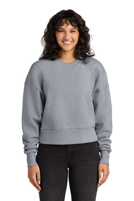 Next Level Apparel® Womens Heavyweight Sweatshirt Oversized Cotton Fleece Pullover