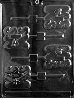 Kiss Lolly Chocolate Mold - LPV040