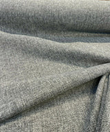 Callamezzo Tech Metal Chenille Basketweave Upholstery Fabric - Metal Basketweave, 61" Width (1 Yard)