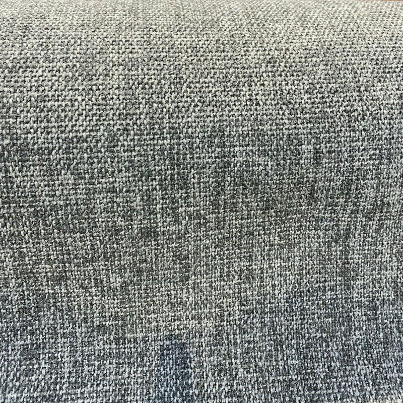 Callamezzo Tech Metal Chenille Basketweave Upholstery Fabric - Metal Basketweave, 61" Width (1 Yard)