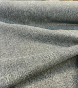 Callamezzo Tech Metal Chenille Basketweave Upholstery Fabric - Metal Basketweave, 61" Width (1 Yard)