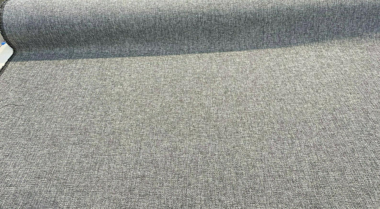 Callamezzo Tech Metal Chenille Basketweave Upholstery Fabric - Metal Basketweave, 61" Width (1 Yard)