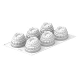 Silikomart PLEIN COEUR OVAL 145 Silicone Oval Mold, 6 Cavities