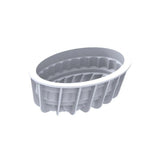 Silikomart PLEIN COEUR OVAL 665 Silicone Oval Mold, 22.5 oz.