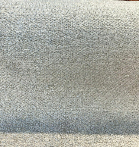 Yeti Grey Fog Italian Premium Soft Chenille Fabric - Fog Gray, Upholstery Fabric, 56" Width (By The Yard)