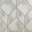 Social Call Platinum White Emb Polyester Fabric - White, Embroidered, 56" Width, 7" Vertical Repeat, 14" Horizontal Repeat (1 Yard)